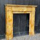 Louis XVI Style Fireplace In Yellow Siena Marble Circa 1880