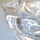 Solid crystal centrepiece signed Daum France