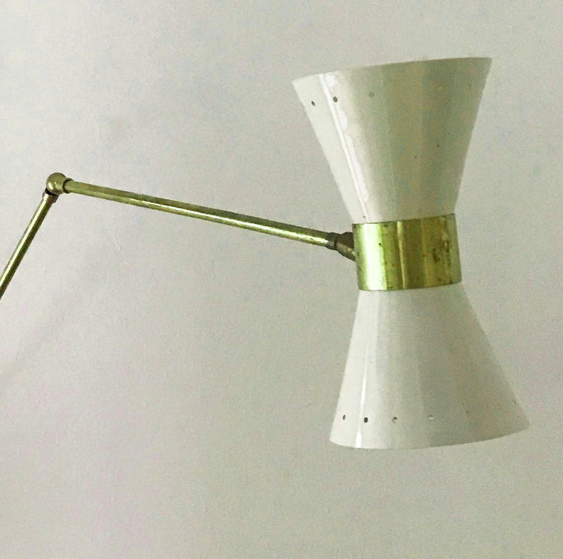 Applique Italienne murale articulée diabolo design années 50