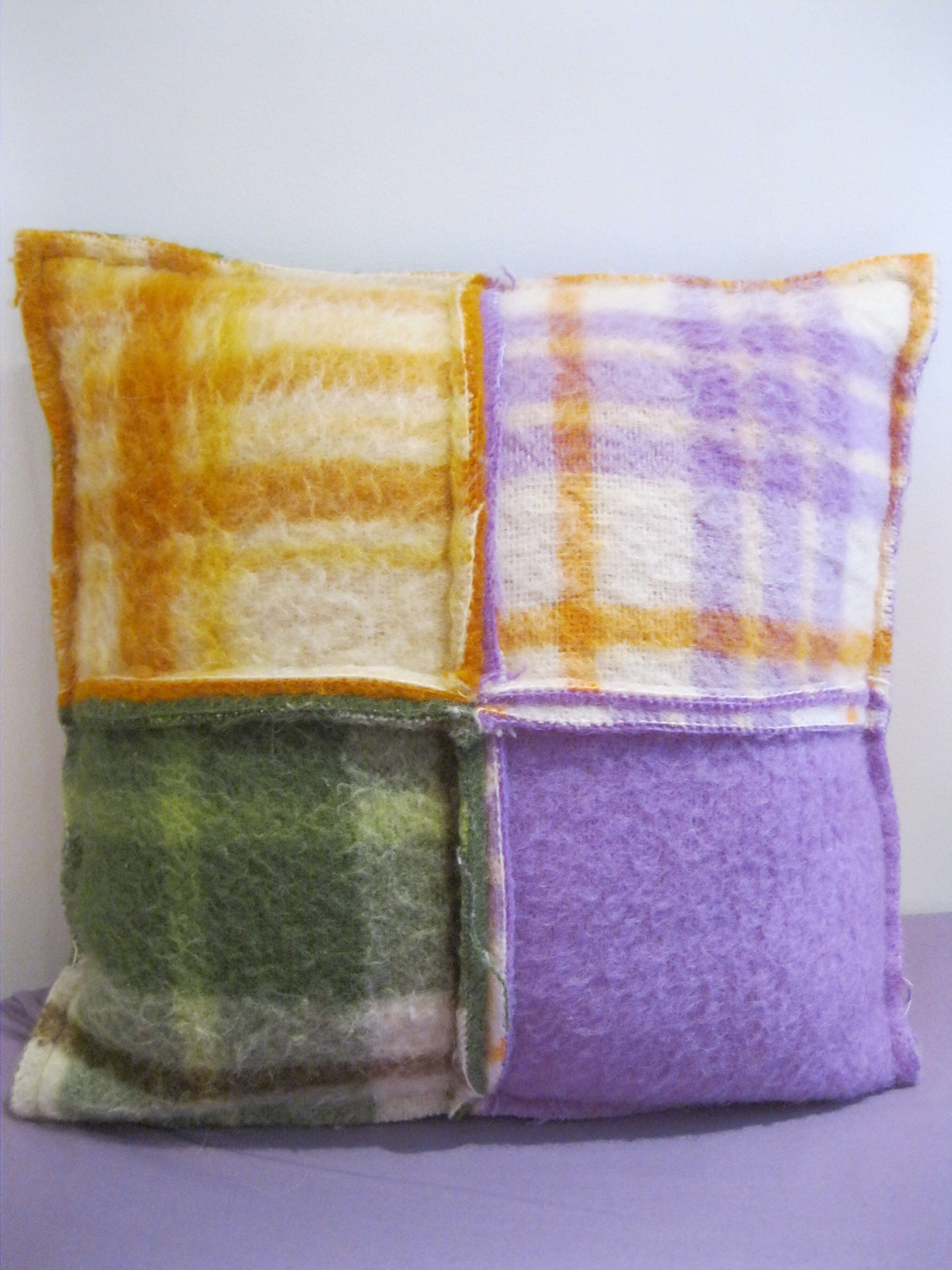 Boiled wool cushions