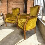 2 retro baroque armchairs