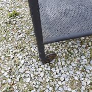 Rolling service bar of the 50s in rigitulle and brass