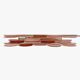 Italian Murano Glass and Brass Modular Linear Chandelier in Pink and Red