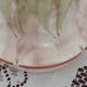 Set of 2 Hand-Painted Jersey Pottery Tulip Design Table / Bedside Lamps