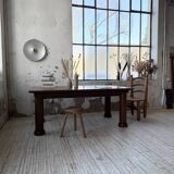 Dudouyt oak dining table 1940