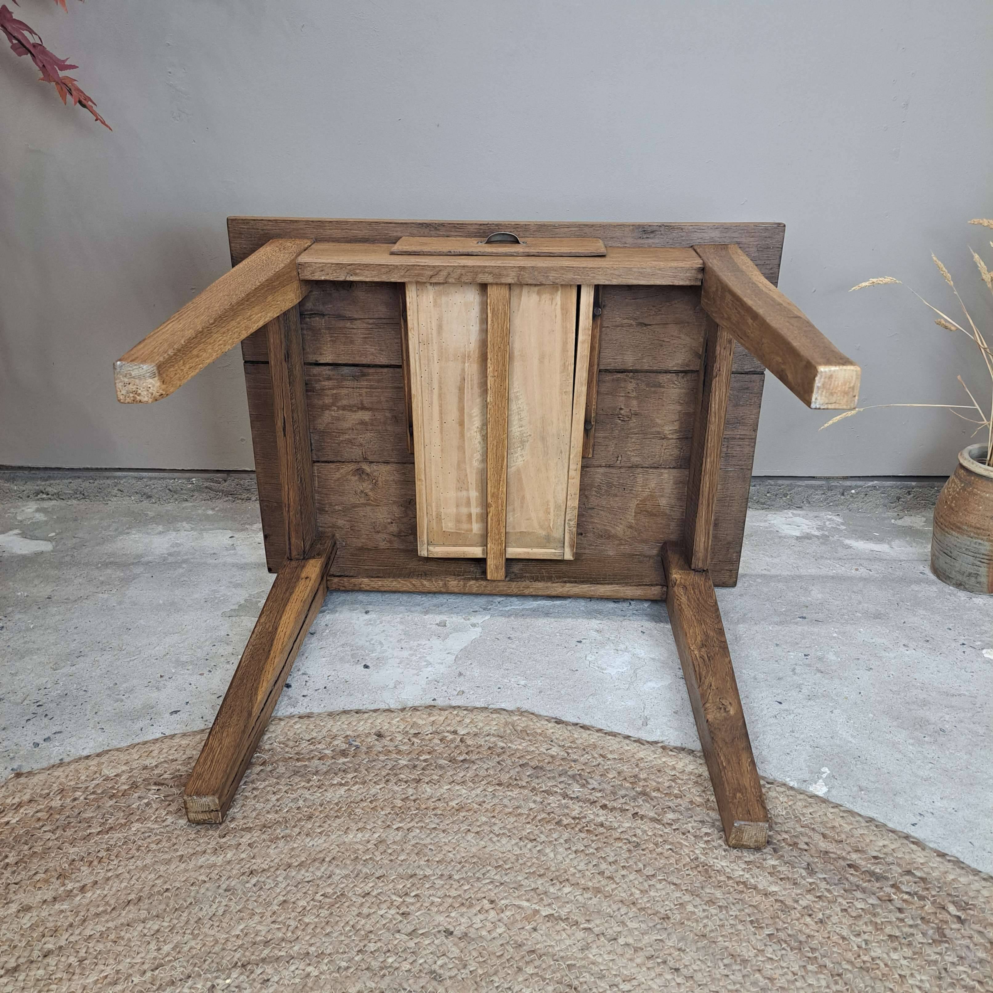 Small wooden table