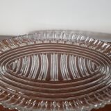 Plat en verre vintage