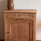 Parisian buffet 1 door antique - solid raw wood jam cabinet