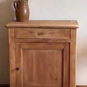 Buffet parisien 1 porte ancien - confiturier en bois massif brut