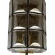 60s 70s Wall Lamp Wall Sconce Glashütte Limburg Germany Glass & Metal