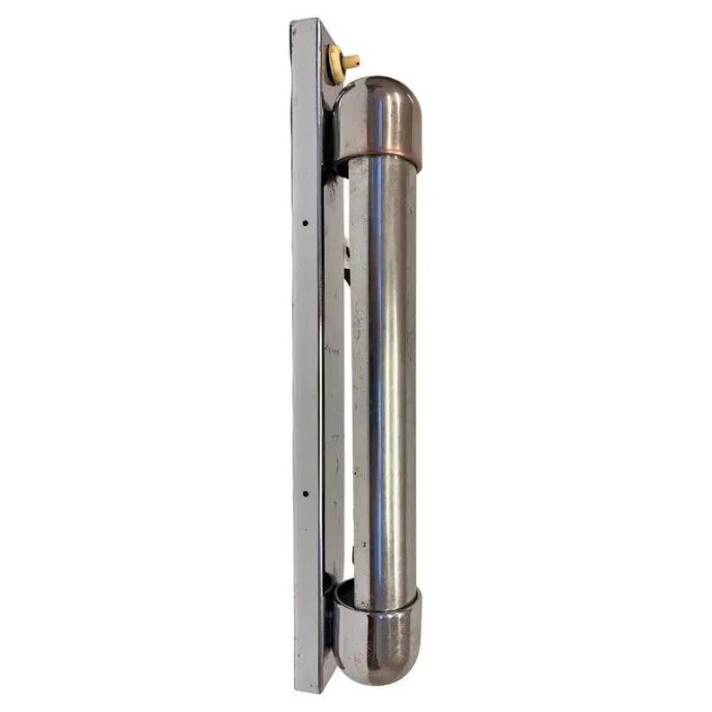 Chrome design Bauhaus Wall Lamp, 1930s - Czechoslovakia