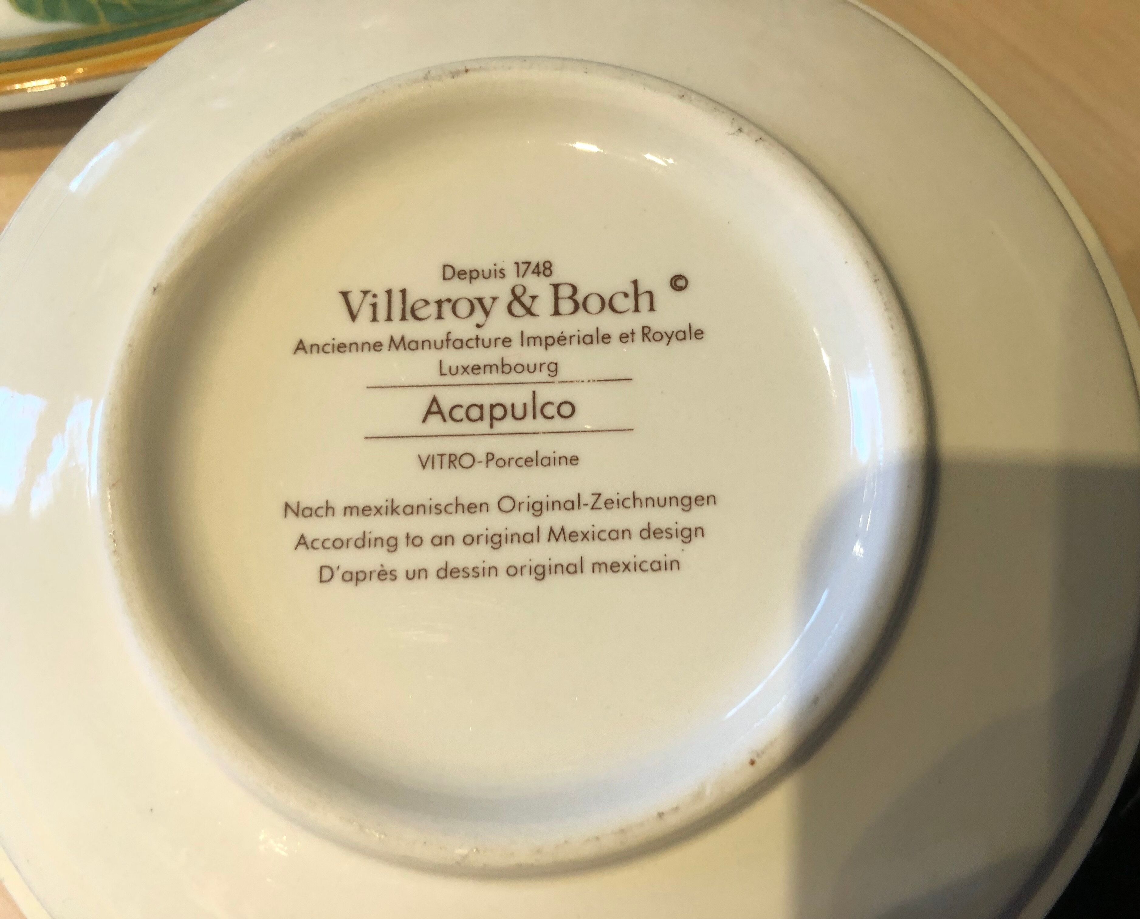 Bol Villeroy and Boch collection Acapulco