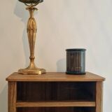 Rustic master piece of furniture, bedside table, late 19th century