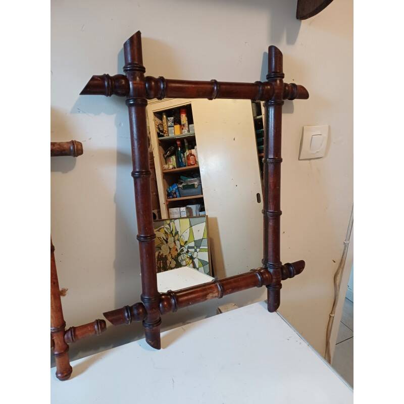 3 rattan mirrors