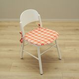 Set of four beech chairs, Italian design, 1970s, production: Italy