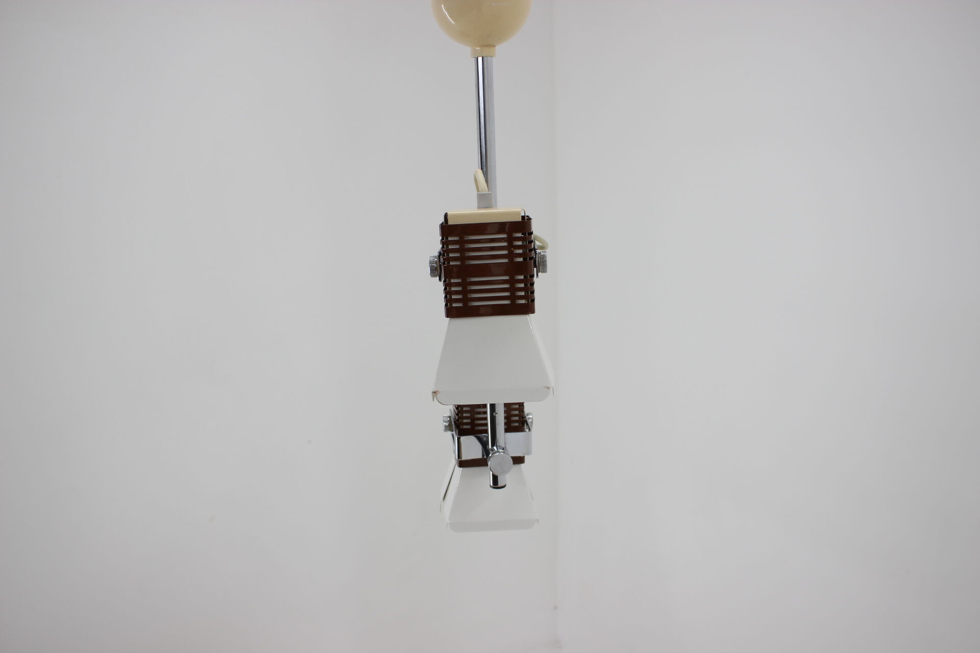 Metal chandelier from Lidokov Type L286, Czechoslovakia