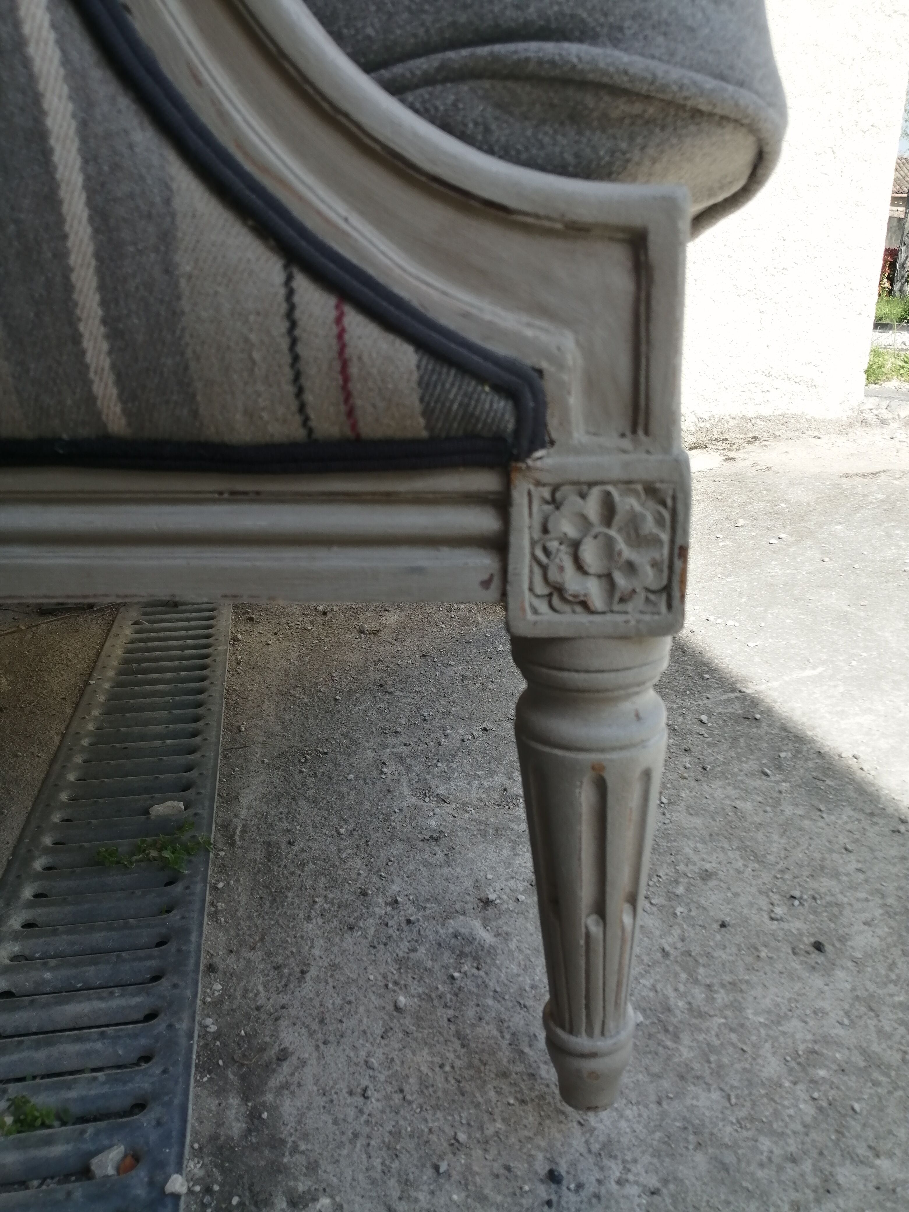 Louis XVI armchair with ears