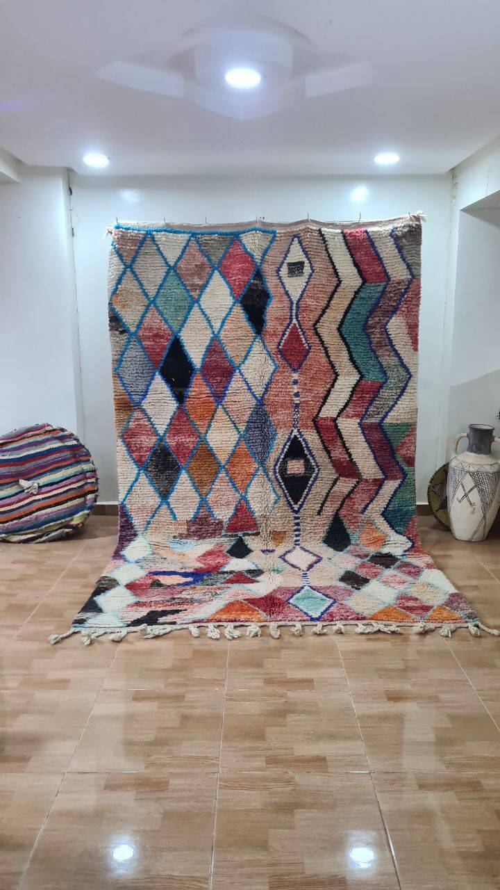 Handmade Berber wool rug Boujaad 250x150