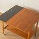 Elegant serving trolley made of fine teak wood with folding function, Gemla, Sweden, 1960s