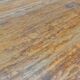 Table basse Guy Lefevre maison Jansen, laiton doré et travertin