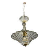 Vintage Crystal Pendant Light by Caldier, Italy, 1970s