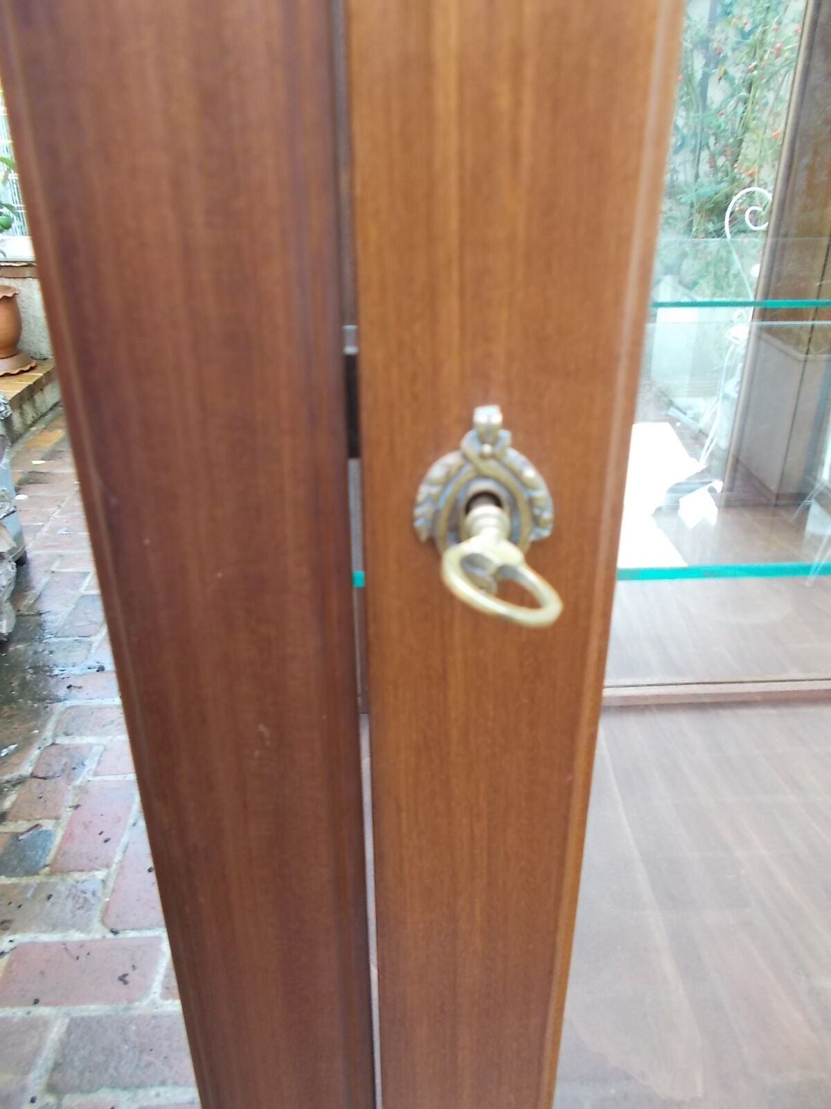 Mahogany showcase