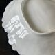 White earthenware plate