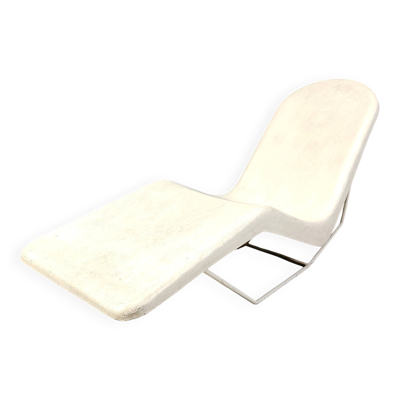 Chaise longue en fibre de verre des années 1960.