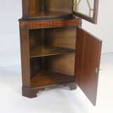 Armoire d'angle vintage en acajou, Danemark 1970