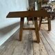 Vintage brutalist bench pair