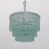 Ground Crystal Chandelier by Cristal Art, Italy, 1970s