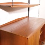 Teak Wall Shelf – 1960s Mid-Century Modular Shelving System