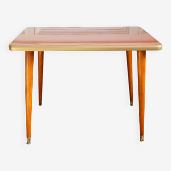 Formica & wood side table