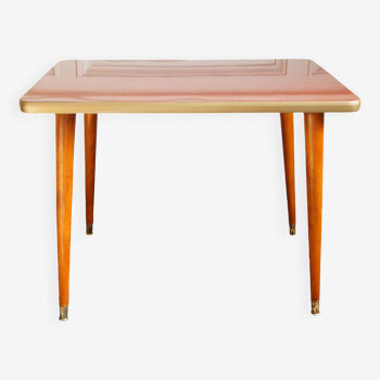 Table d'appoint en formica & bois