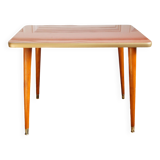 Table d'appoint en formica & bois