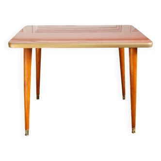 Formica & wood side table