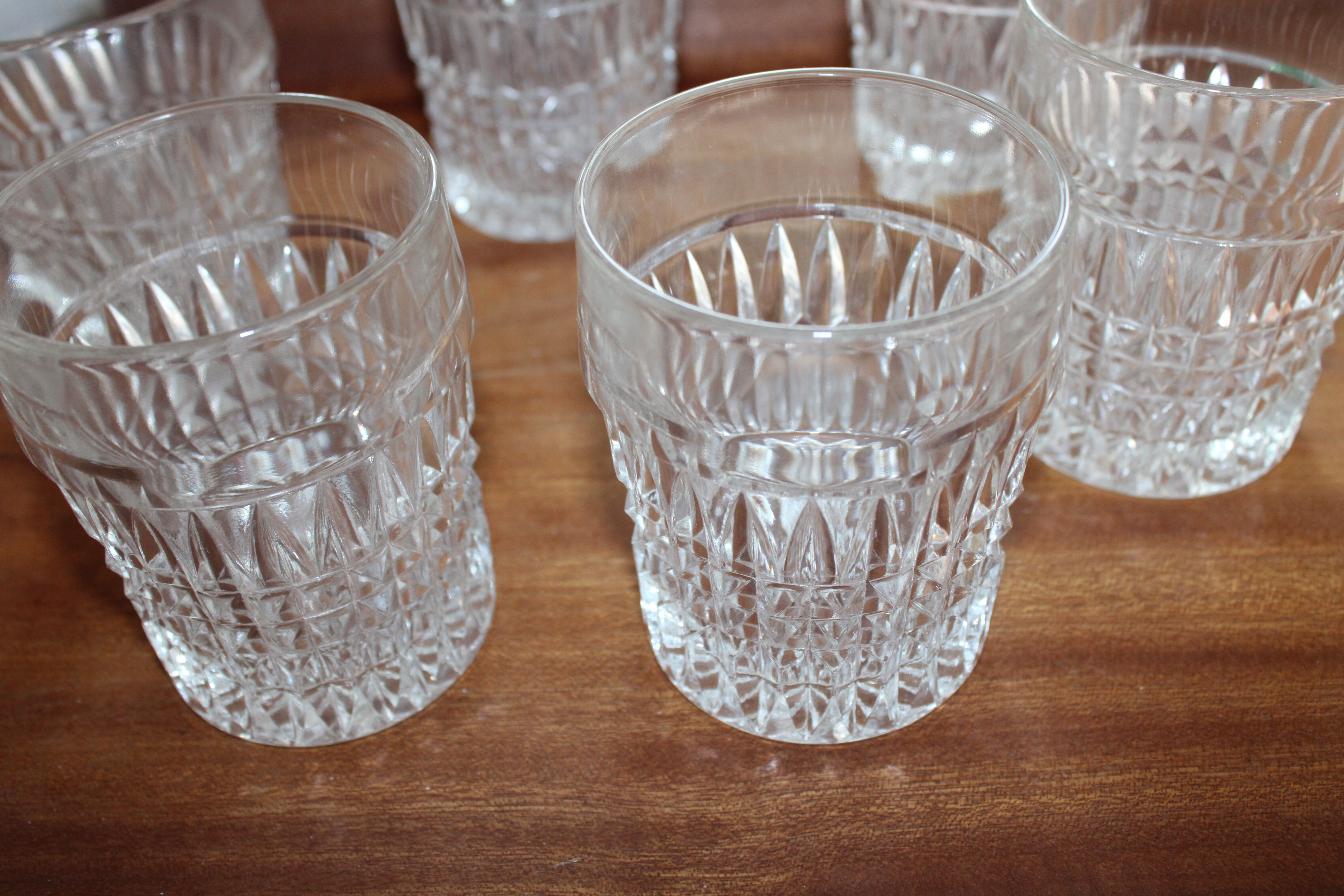Lot 6 Whisky or Water Glasses