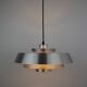 Pair of 2 Danish vintage Nova pendant lamps by Jo Hammerborg, Fog og Morup