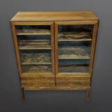 Rosewood display cabinet by Ole Wanscher for Jeppesen Denmark 1950s