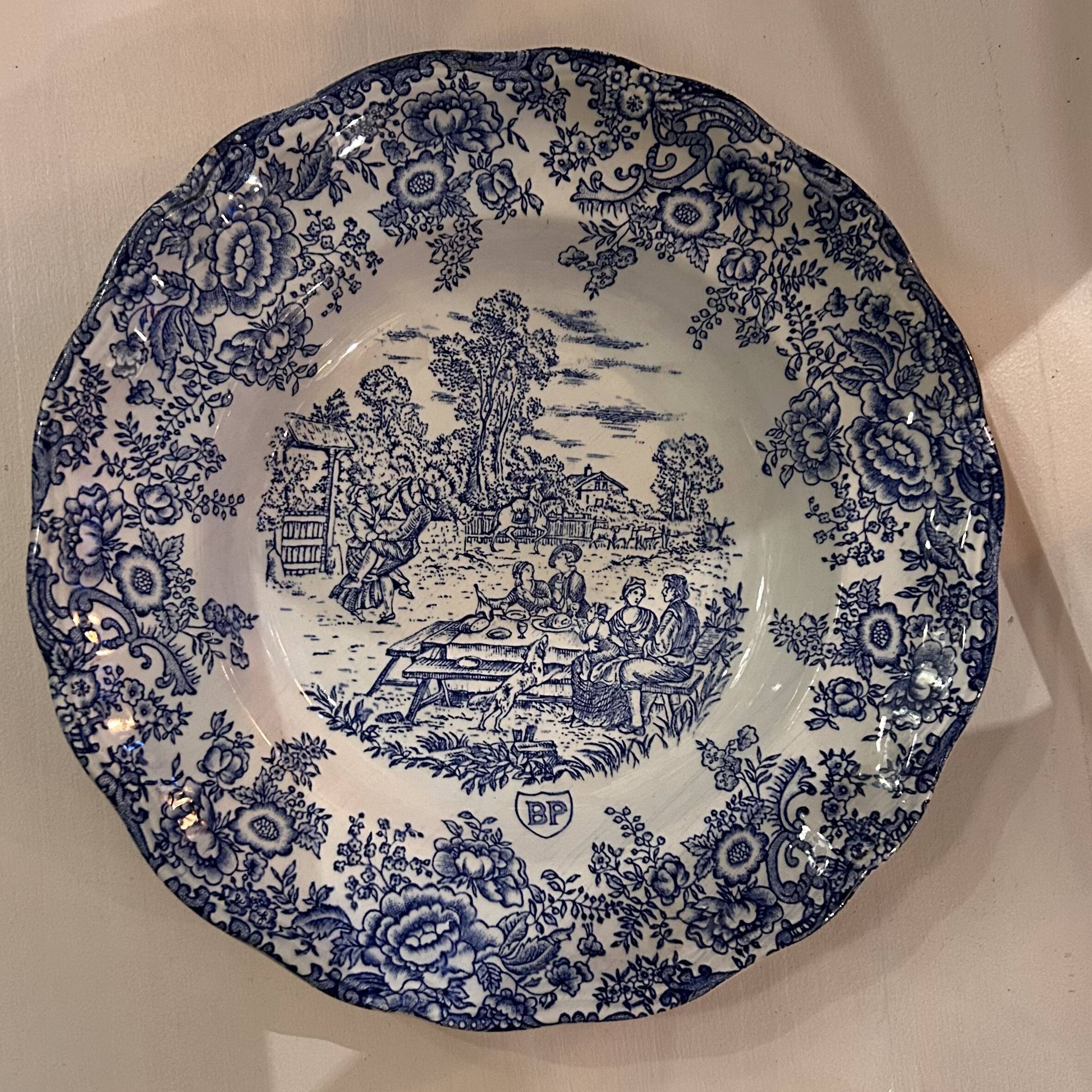 Set of 4 PB Hollow advertising plates