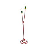 Vintage floor lamp year 80 design multi color spring