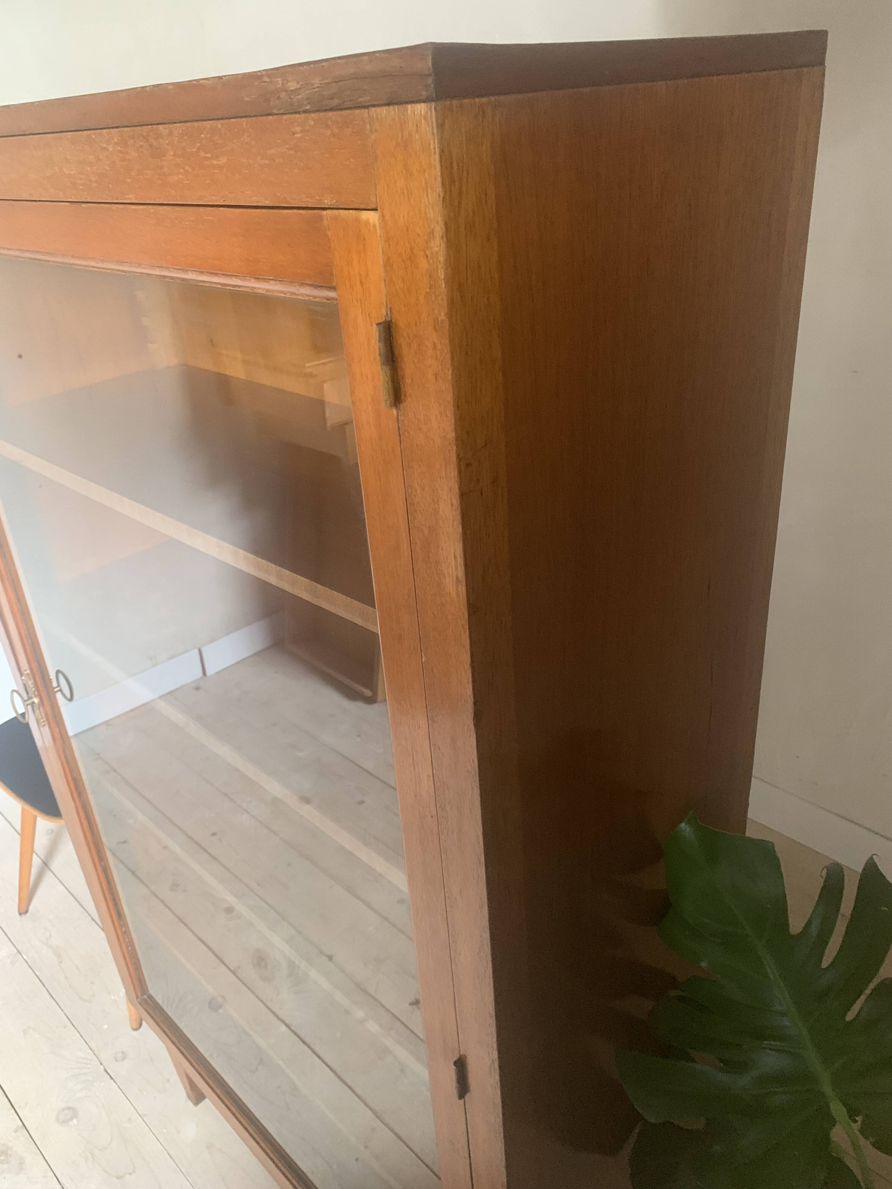 Vintage display cabinet bookcase