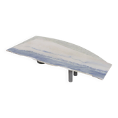 Table basse sculpturale en marbre et pierre par Pia Manu, années 1970