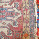 Tapis de couloir galerie fait main persan vintage hamadan 296 x 103