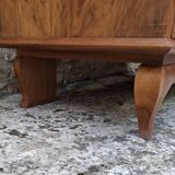 3-door walnut wardrobe