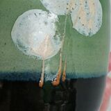 Vase grès émaillé Colette Houtmann signé