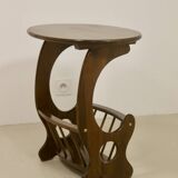 Table d'appoint et son porte-revues