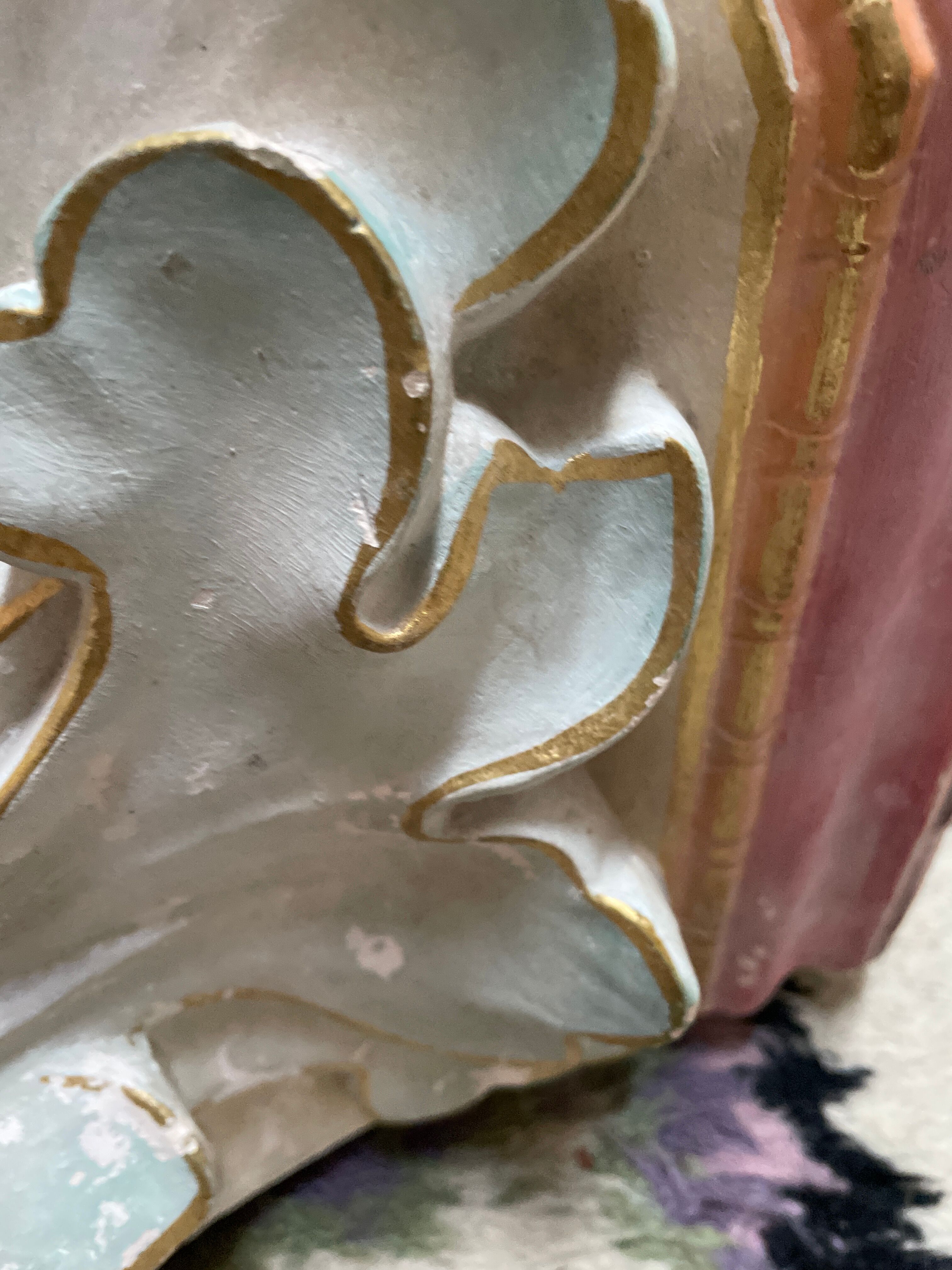 Plaster wall console