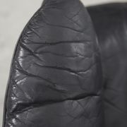DS-23 leather lounge wing chair by Franz Josef Schulte for De Sede,1980