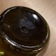 Vintage blown glass bottle